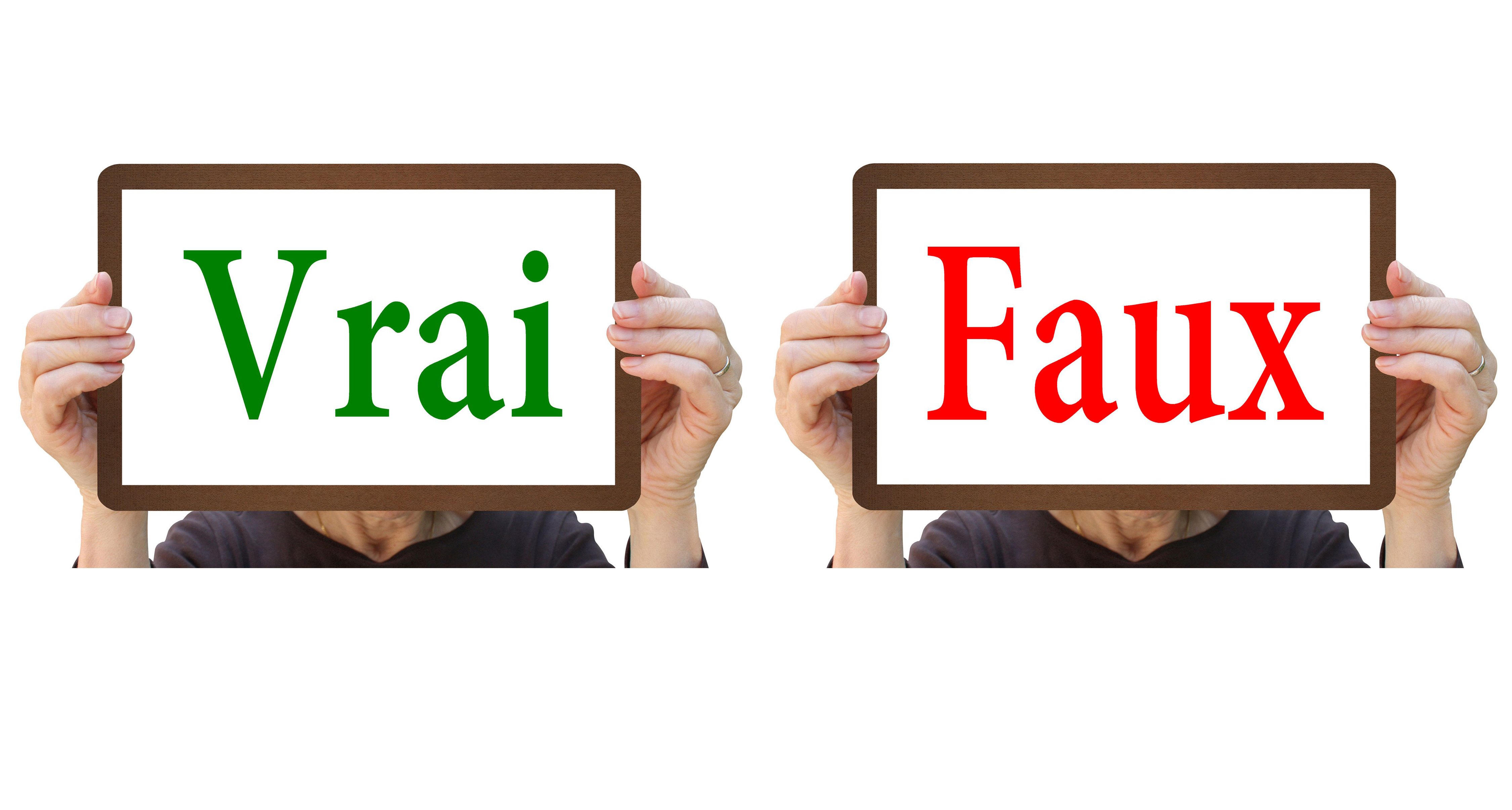 Vrai Ou Faux Avec Reponse à Imprimer Interdiction de faire des flyers en noir et blanc ! Vrai ou faux